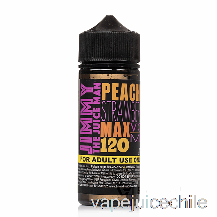 Vape Vhile Peachy Strawberry - Jimmy The Juiceman - 120ml 0mg